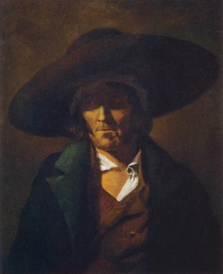 Retrato de hombre - Théodore Géricault