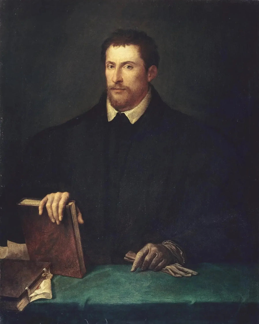 Retrato de Ippolito Riminaldi - Tiziano