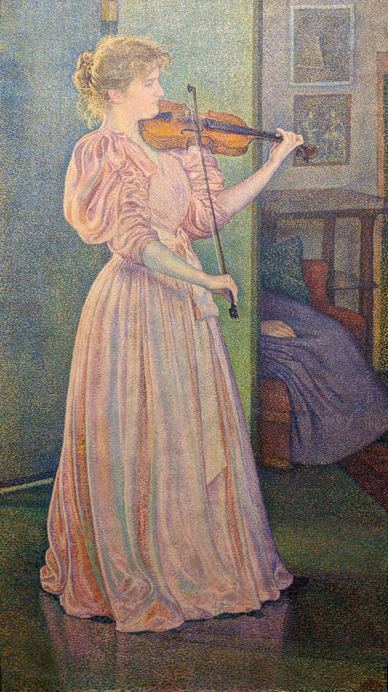 Retrato de Irma Sèthe - Théodore van Rysselberghe