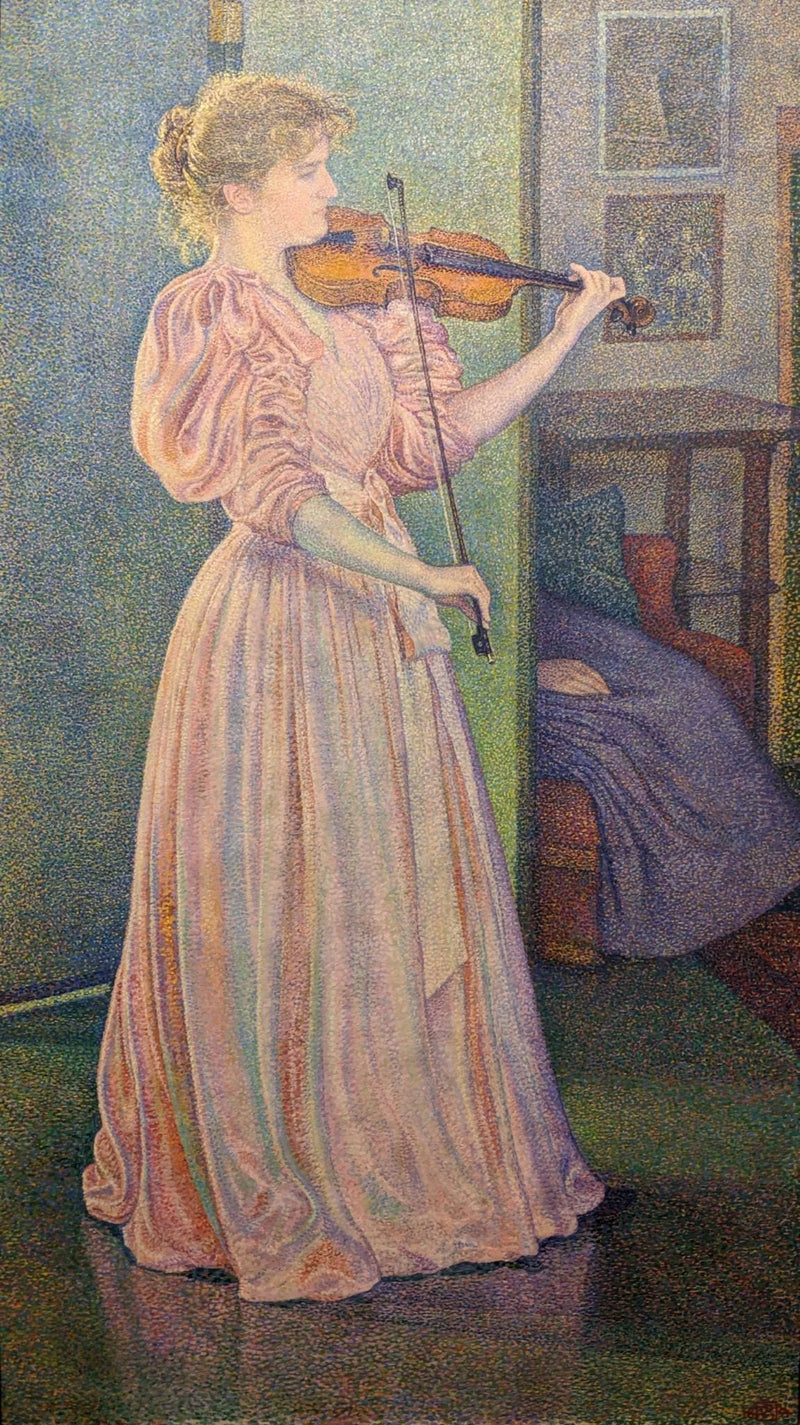 Retrato de Irma Sèthe - Théodore van Rysselberghe