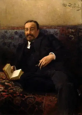 Retrato de Iván Ivánovich Tolstói - Ilya Repin