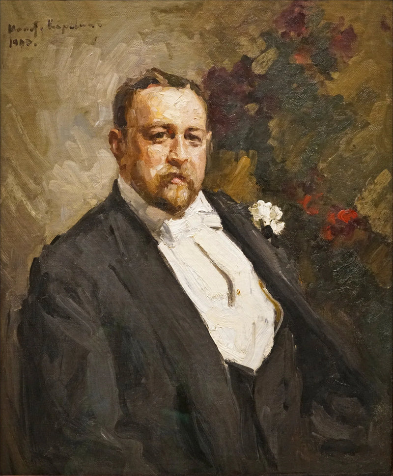 Retrato de Ivan Morosov - Konstantin Korovin