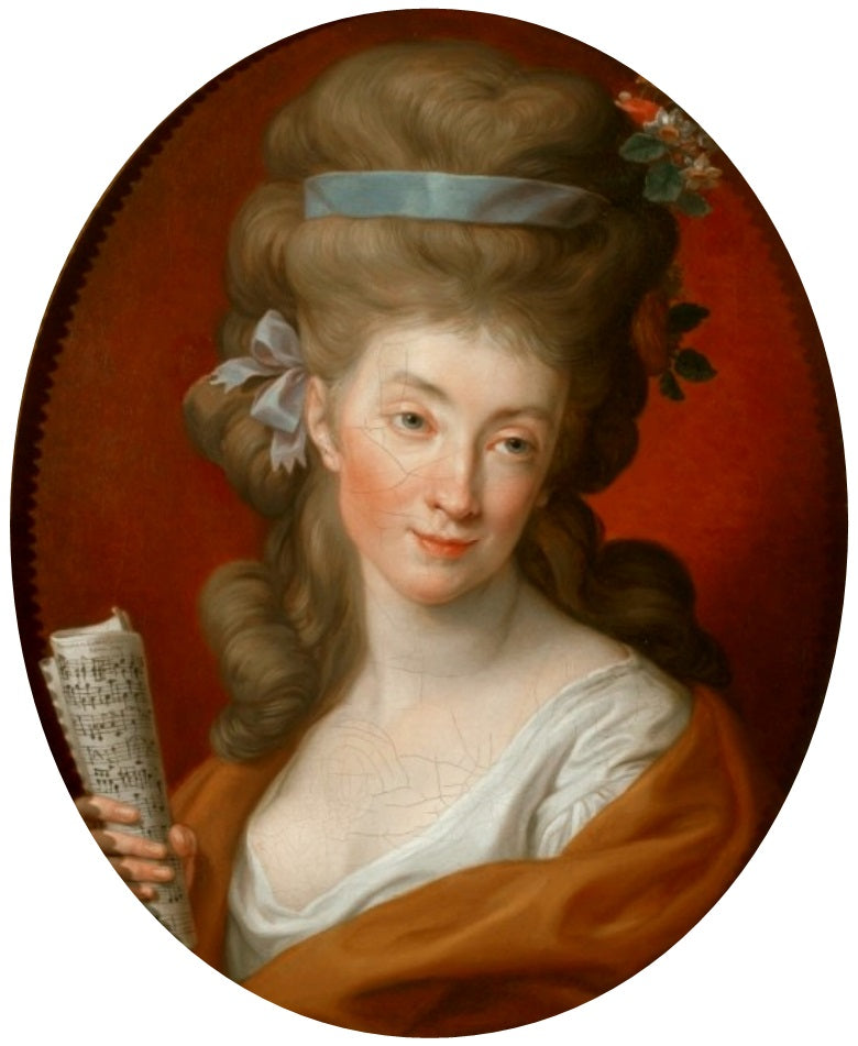 Retrato de Izabela (Elżbieta) Potocka nacida Lubomirska en Polymnia. - Pompeo Batoni