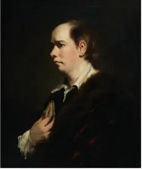 Retrato de Oliver Goldsmith (1728-1774), dramaturgo y autor - Joshua Reynolds