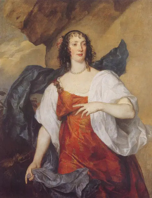 Retrato de Olivia Boteler, esposa de Endymion Porter - Antoine van Dyck