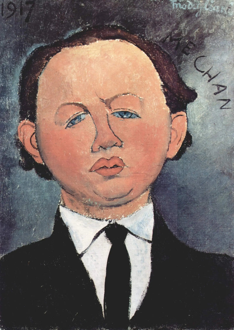 Retrato de Oscar Miestchaninoff - Amedeo Modigliani