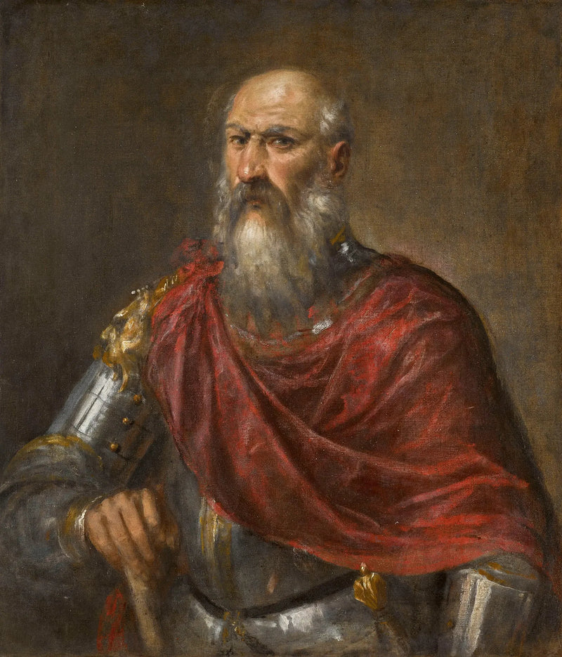 Retrato de un almirante veneciano, probablemente Francesco Duodo - Tiziano