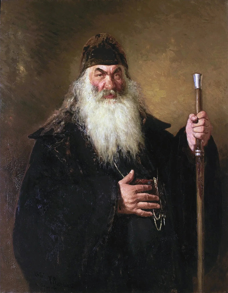 Retrato de un archidiácono - Ilya Repin
