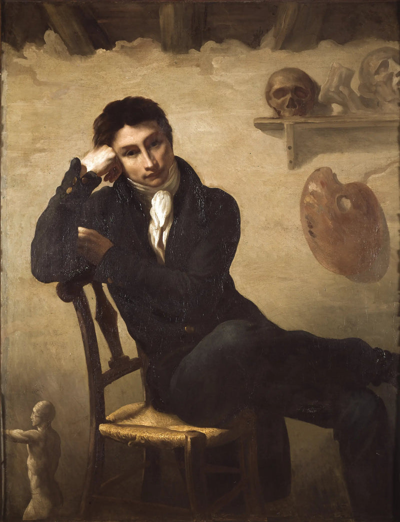 Retrato de un artista en su taller - Théodore Géricault