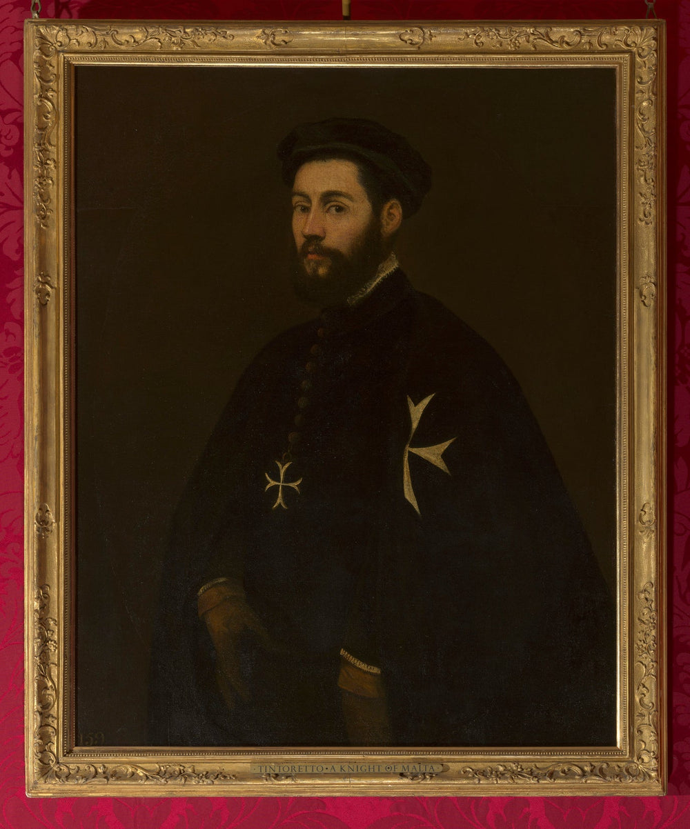 Portrait d'un chevalier de Malte - Jacopo Tintoretto image 1 copie peinte à la main à l’huile