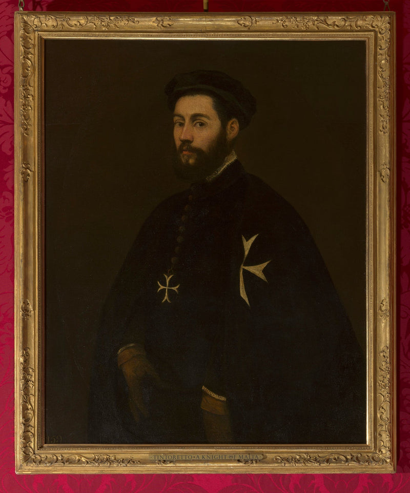 Retrato de un caballero de Malta - Jacopo Tintoretto