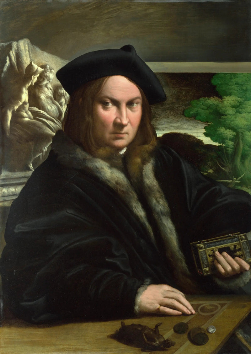Retrato de un coleccionista - Parmigianino