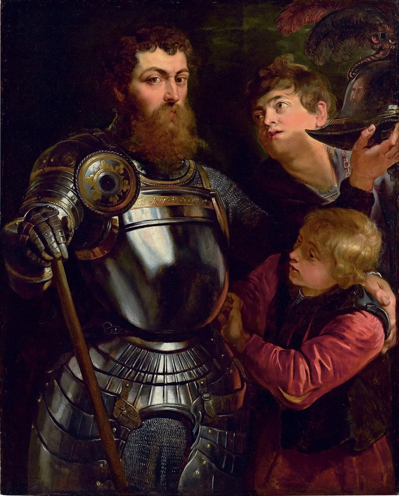 Retrato de un comandante - Peter Paul Rubens