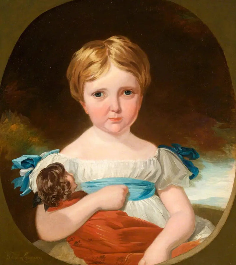 Retrato de un niño con una muñeca - Thomas Lawrence