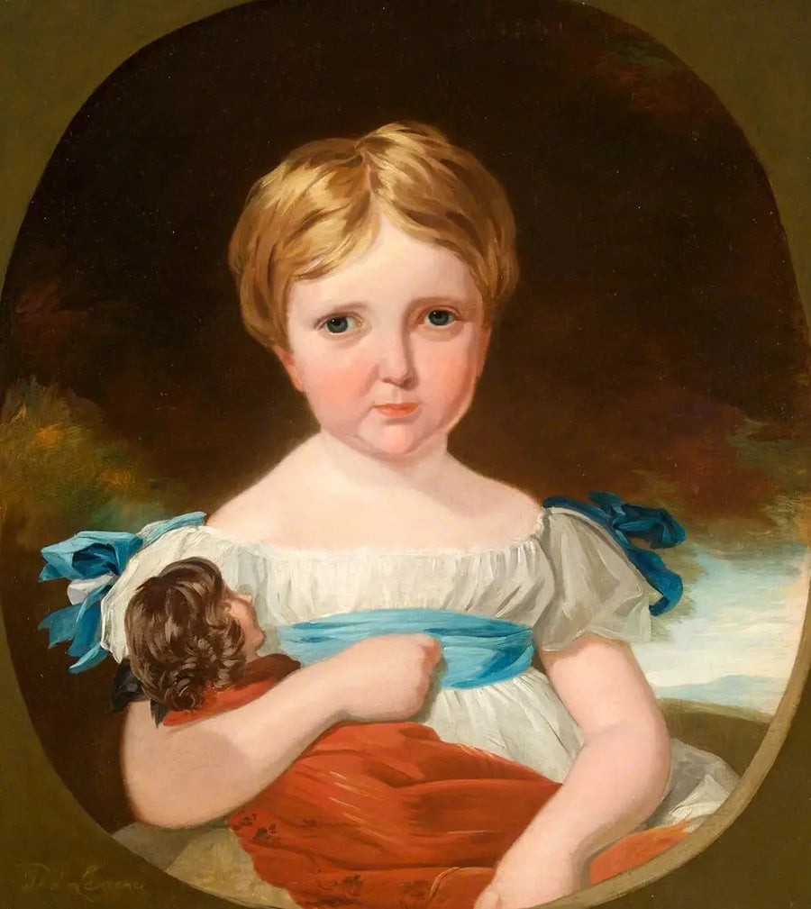 Retrato de un niño con una muñeca - Thomas Lawrence