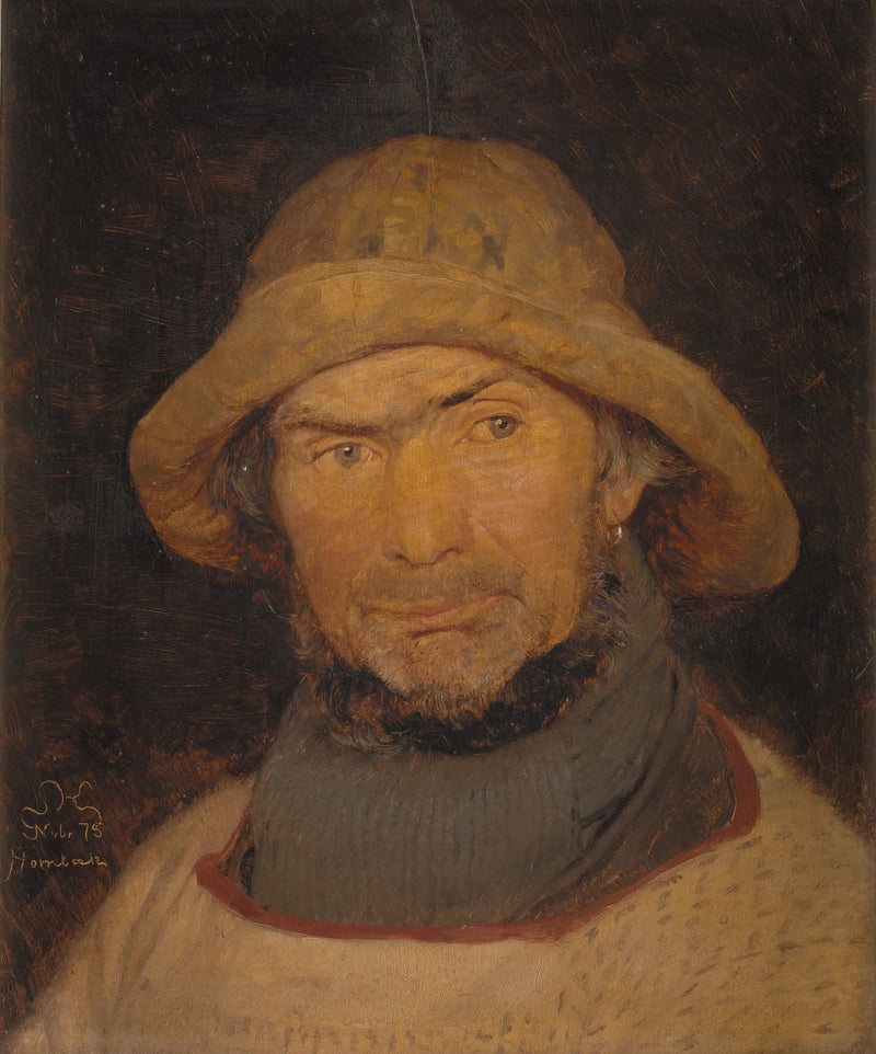 Retrato de un pescador de Hornbæk - Peder Severin Krøyer