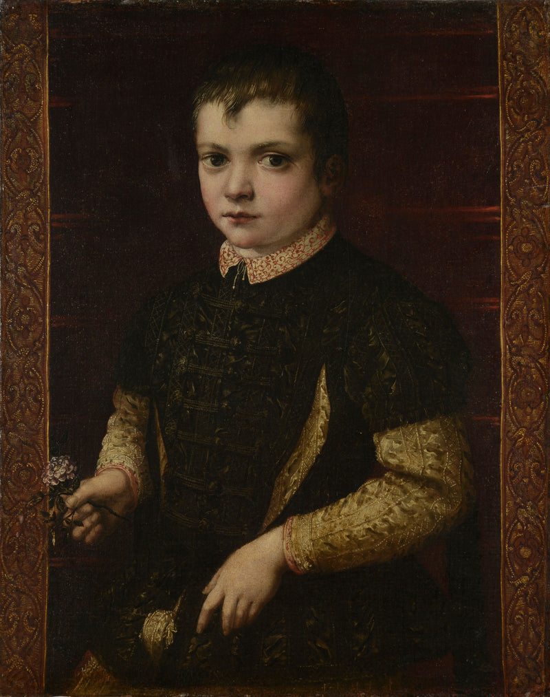 Retrato de un niño - Francesco Salviati