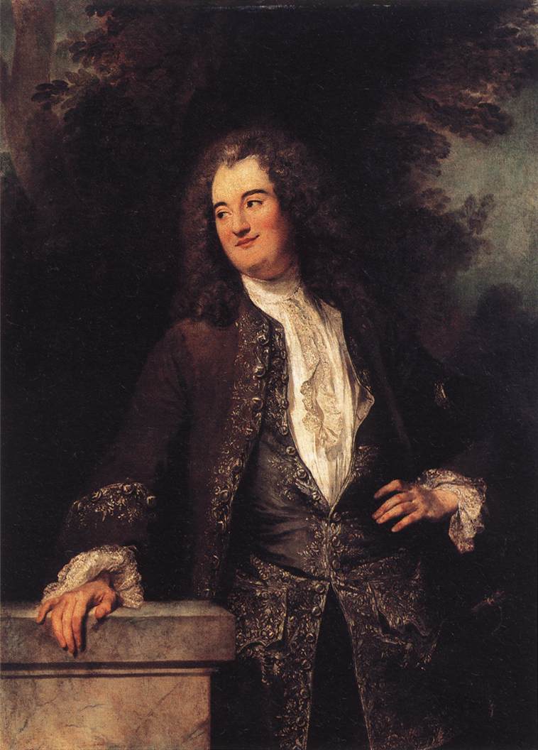 Retrato de un caballero - Antoine Watteau