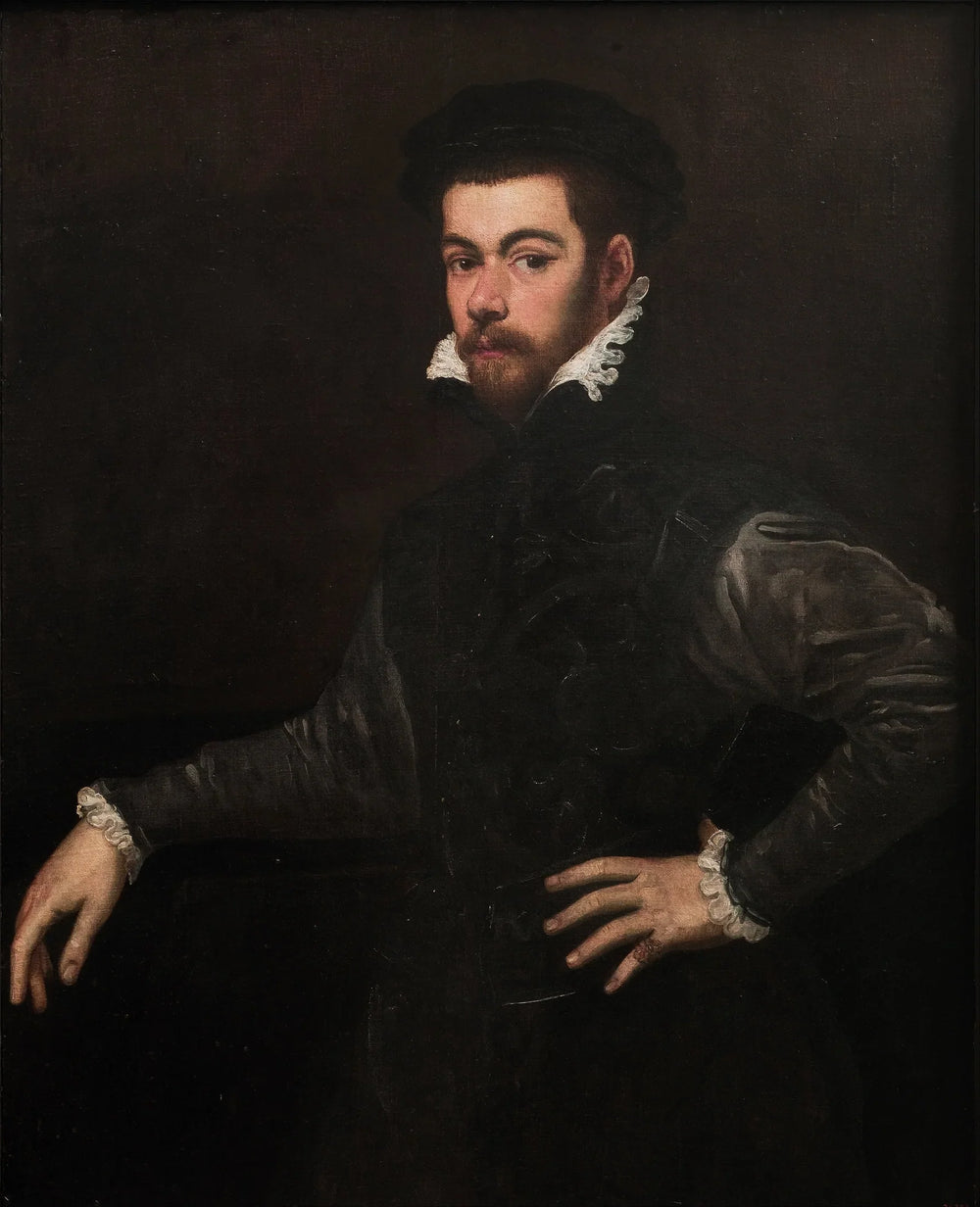 Portrait d'un gentilhomme - Jacopo Tintoretto image 1 reproduction de peinture à l’huile