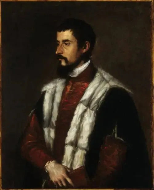 Retrato de un caballero - Tiziano