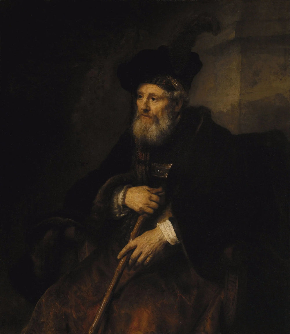 Portrait d'un homme âgé - Rembrandt image 1 reproduction de peinture à l’huile