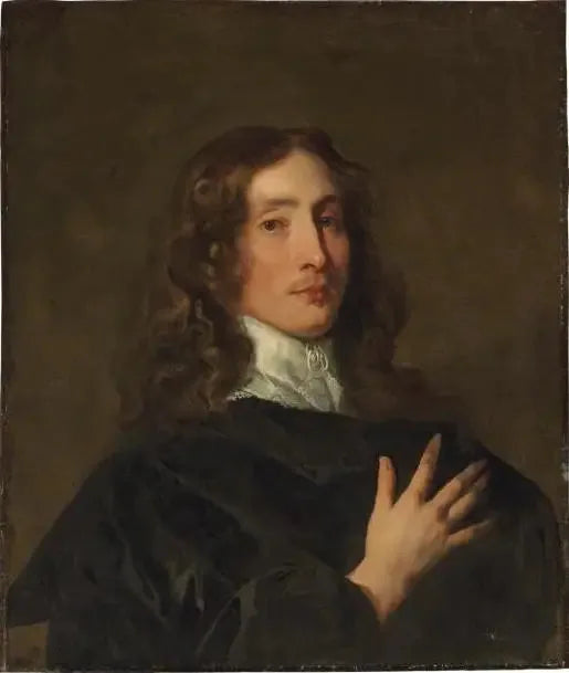 Retrato de un hombre (anteriormente llamado John Milton) - Antoine van Dyck