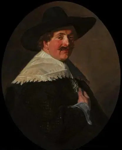Retrato de un hombre sentado - Frans Hals