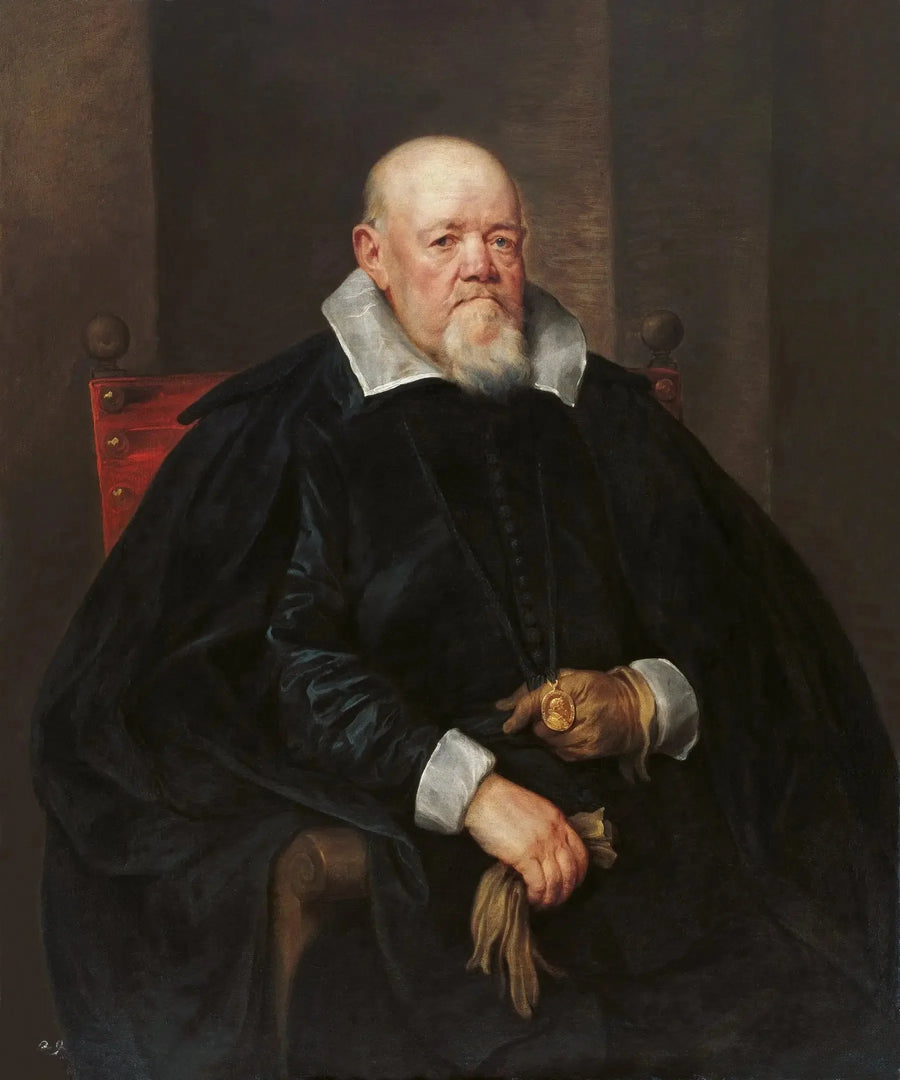 Retrato de un hombre con medallón - Antoine van Dyck