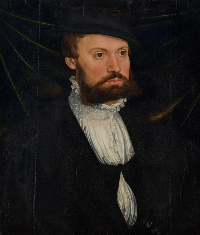 Retrato de un hombre barbudo - Lucas Cranach el Viejo