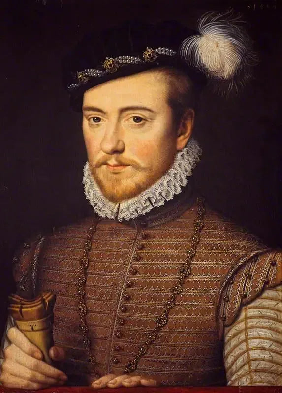 Retrato de un hombre (conocido como duque de Alençon) - François Clouet