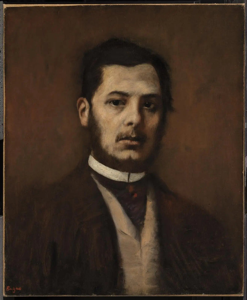 Retrato de un hombre - Edgar Degas