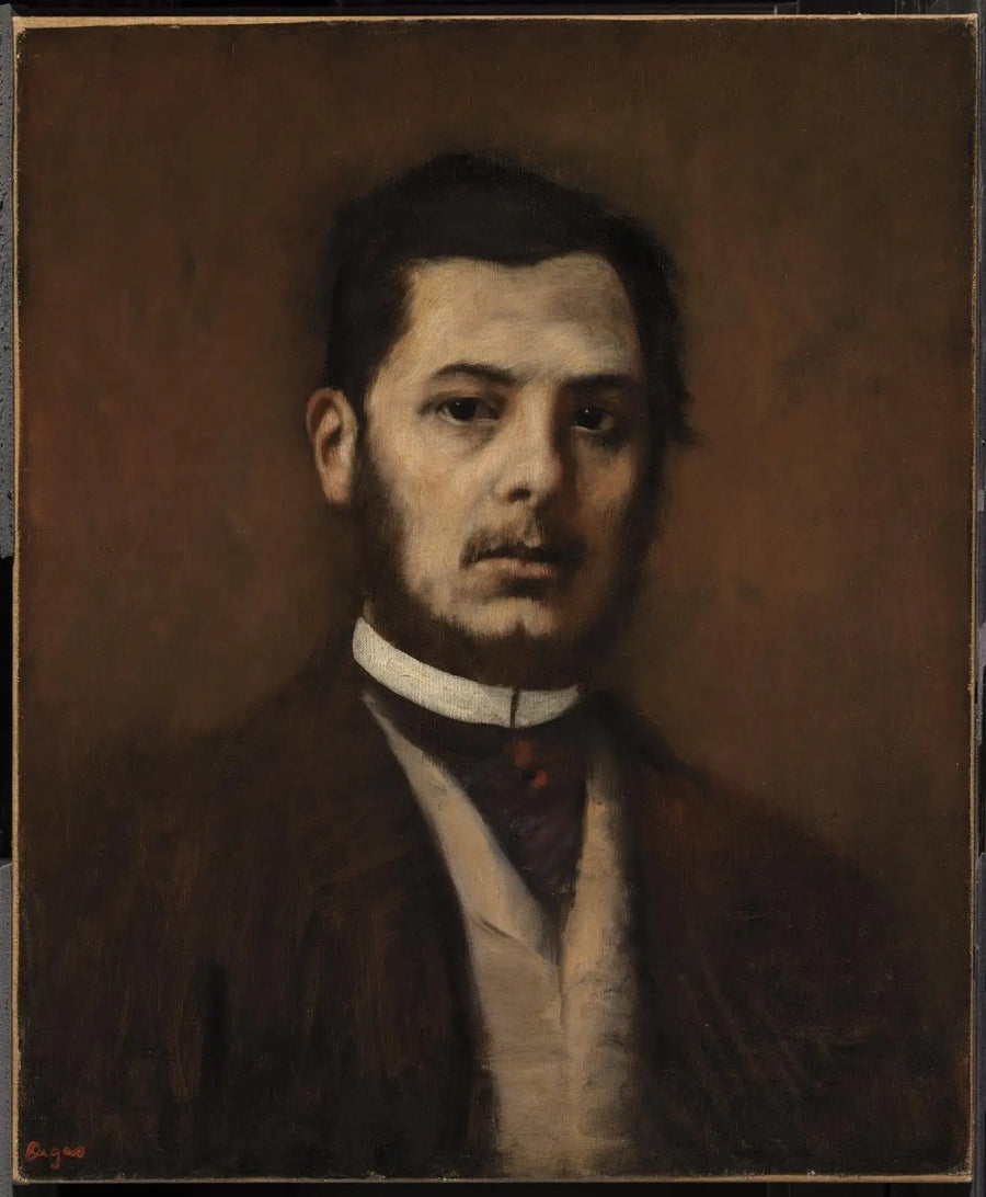 Retrato de un hombre - Edgar Degas