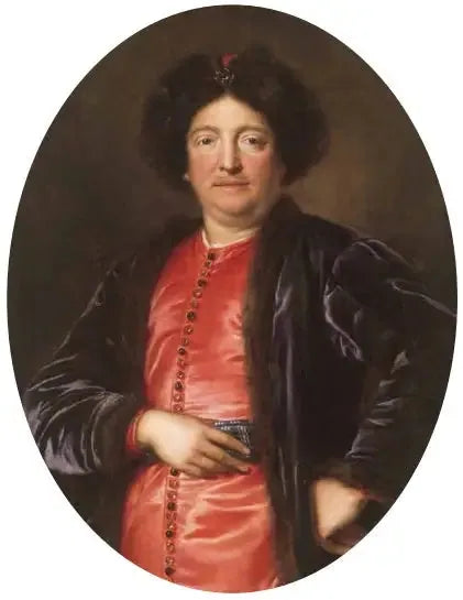 Retrato de un hombre con traje polaco, muy probablemente Juan II Casimiro Vasa, rey de Polonia - Pierre Mignard