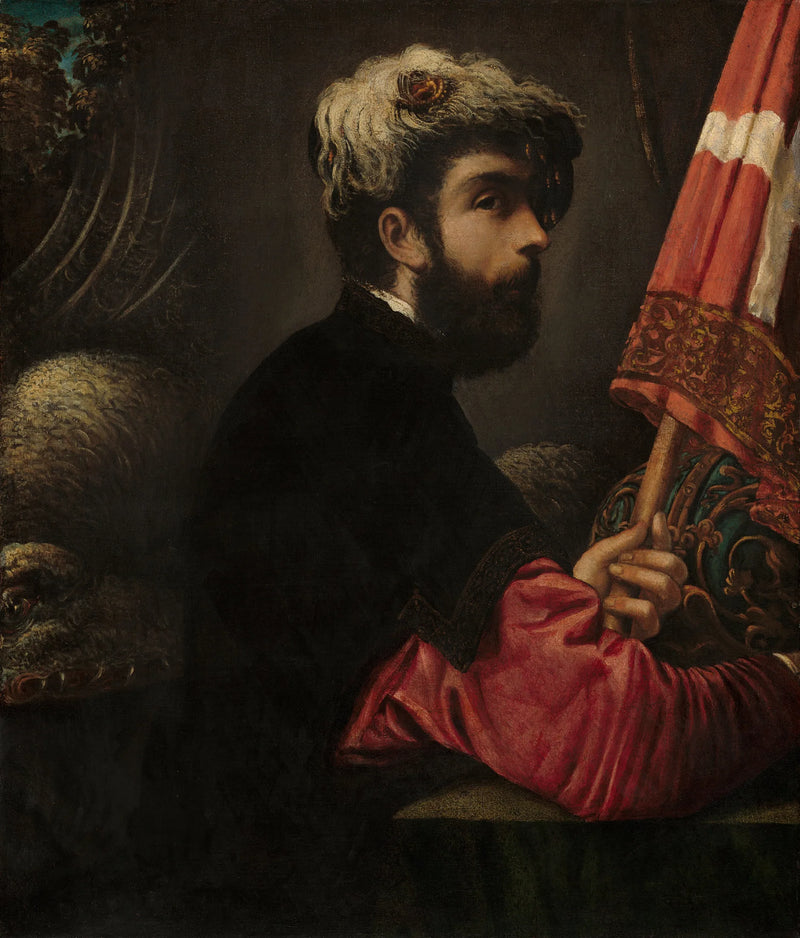 Retrato de un hombre en San Jorge - Jacopo Tintoretto