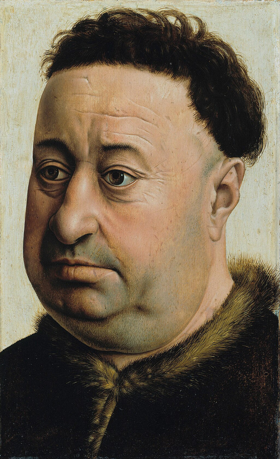 Retrato de un hombre corpulento - Robert Campin