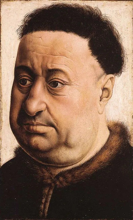 Retrato de un hombre corpulento - Robert Campin