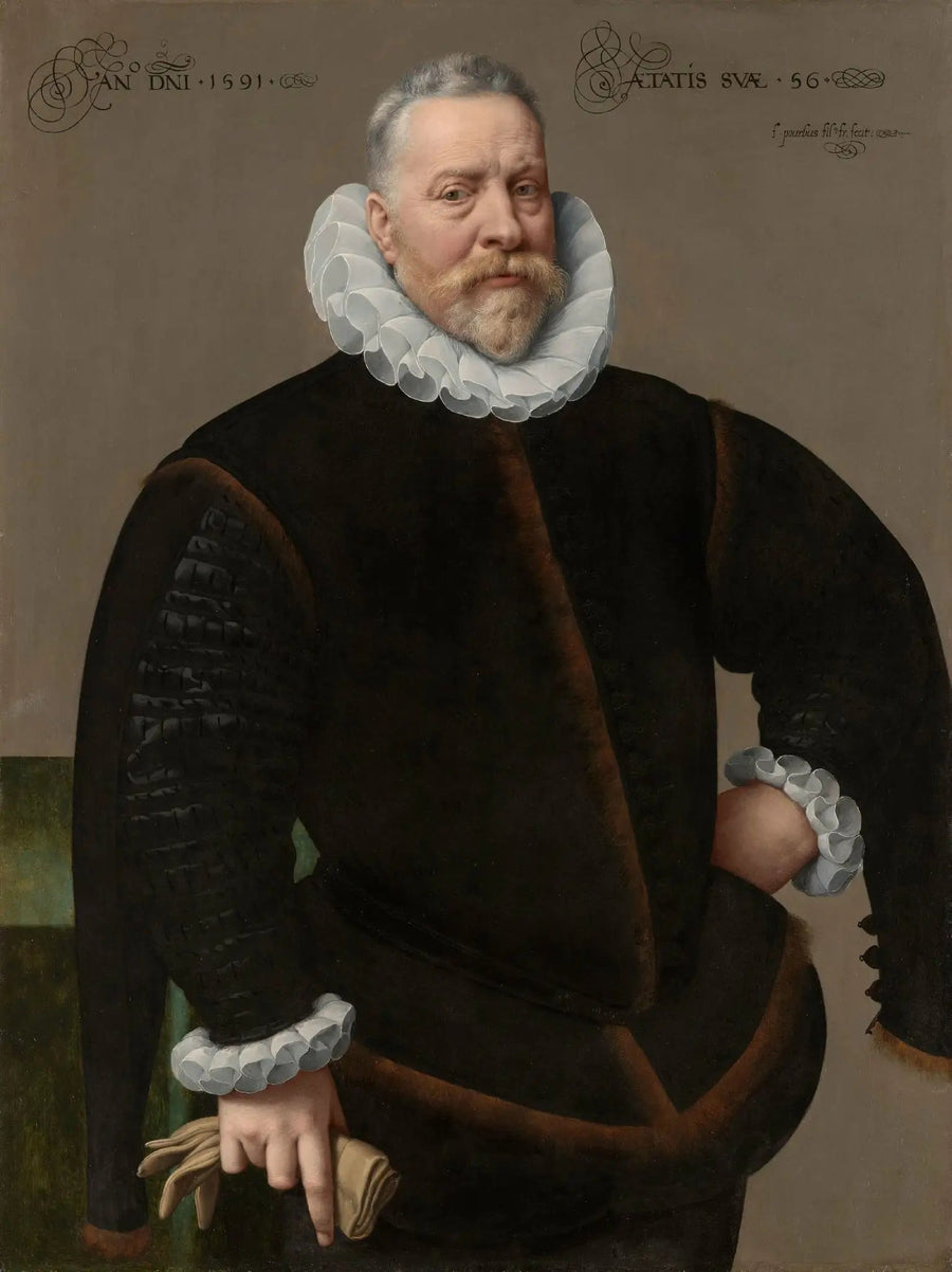 Retrato de un hombre desconocido, de 56 años - Frans Pourbus el Joven