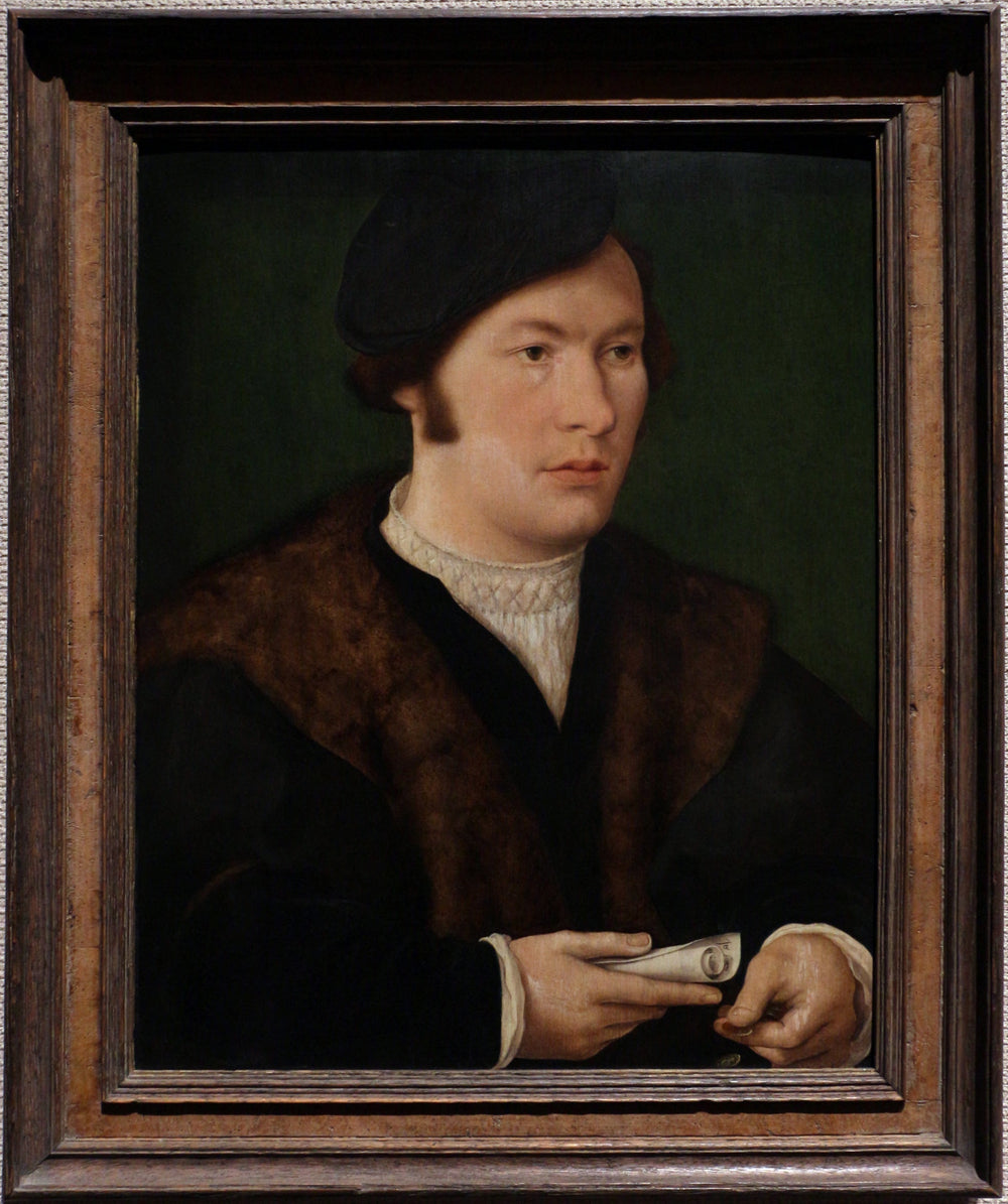 Portrait d'un homme - Joos van Cleve image 1 copie de tableau peinte à la main