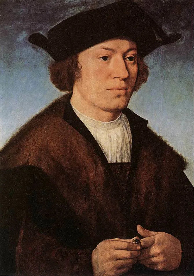Retrato de un hombre - Joos van Cleve