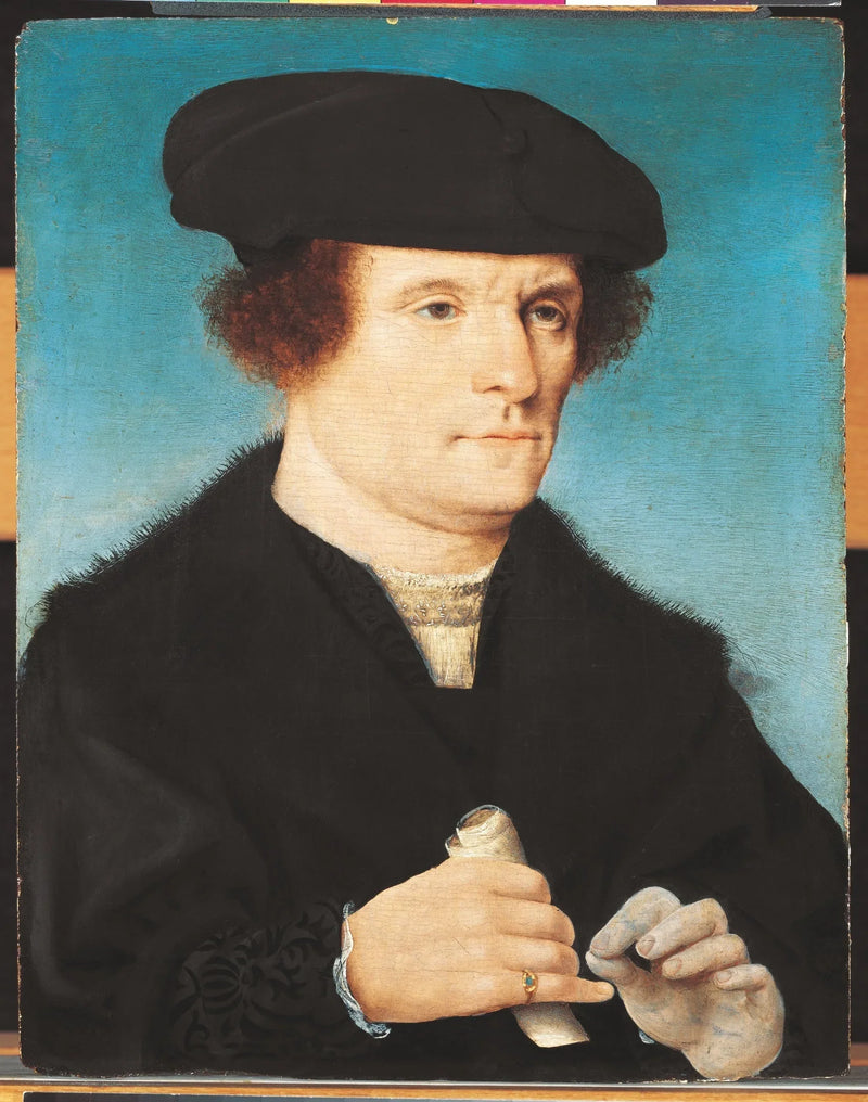 Retrato de un hombre - Joos van Cleve