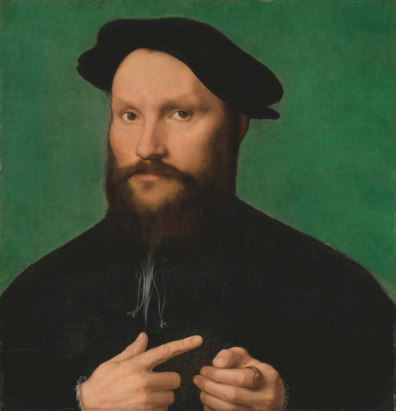 Retrato de un hombre - Joos van Cleve