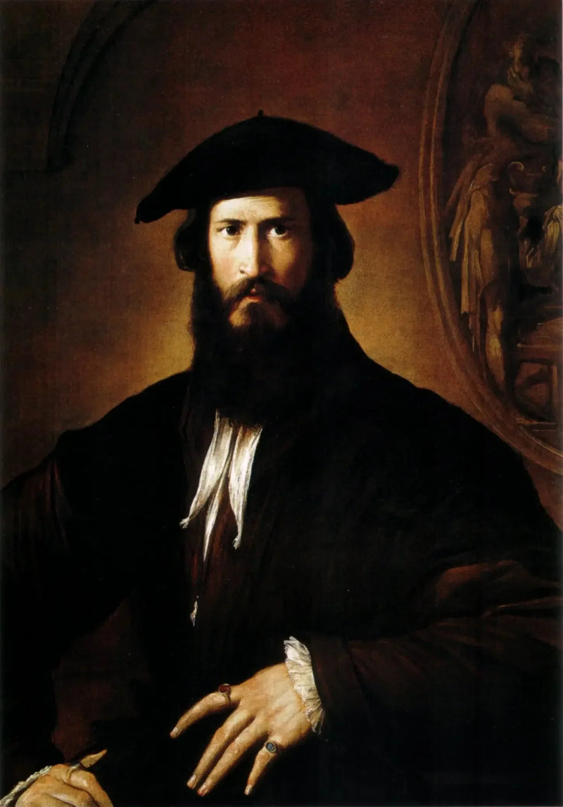Retrato de un hombre - Parmigianino