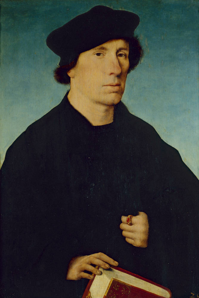 Retrato de un hombre sin barba - Joos van Cleve