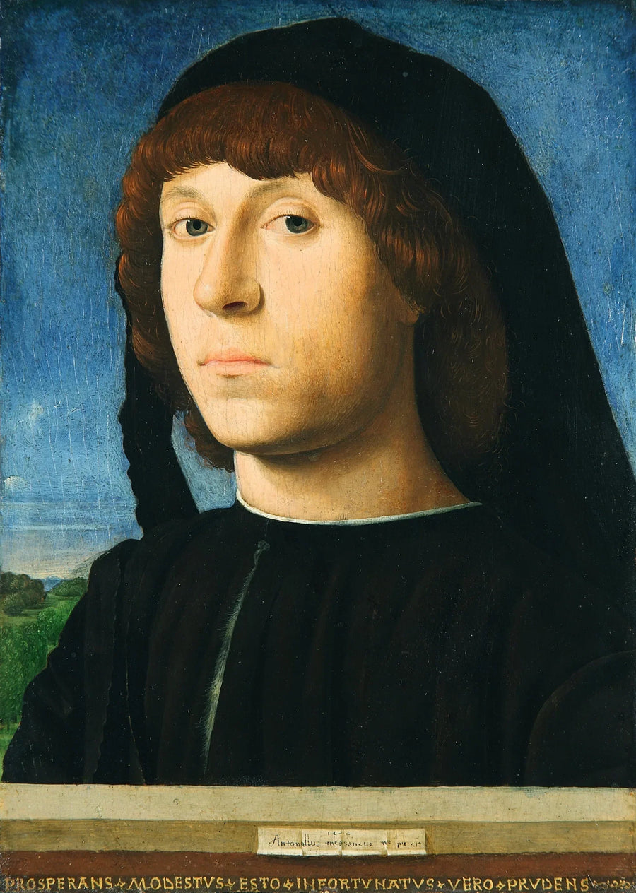 Retrato de un joven - Antonello de Messina