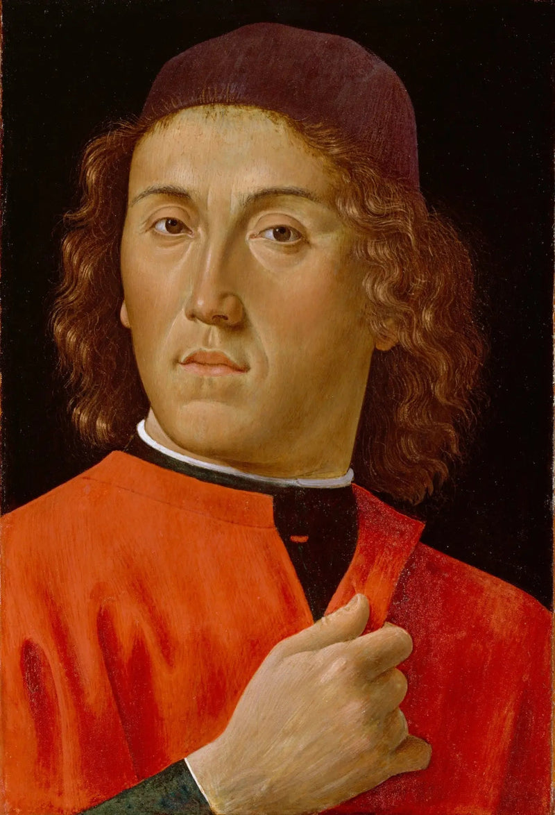 Retrato de un joven - Domenico Ghirlandaio