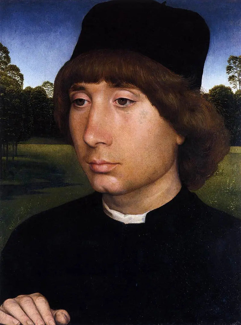 Retrato de un joven - Hans Memling