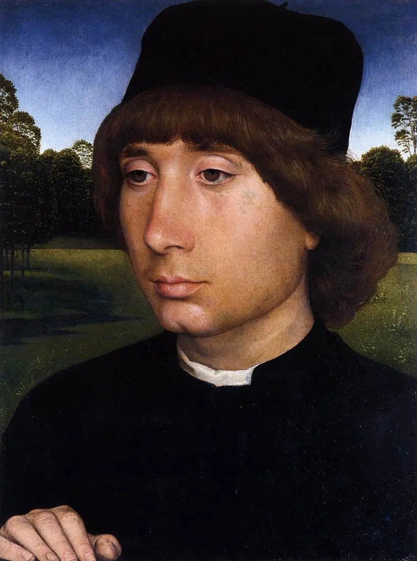 Retrato de un joven - Hans Memling