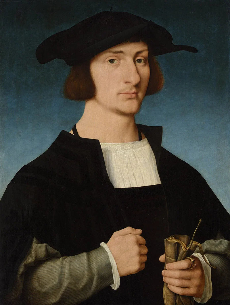 Retrato de un joven - Joos van Cleve