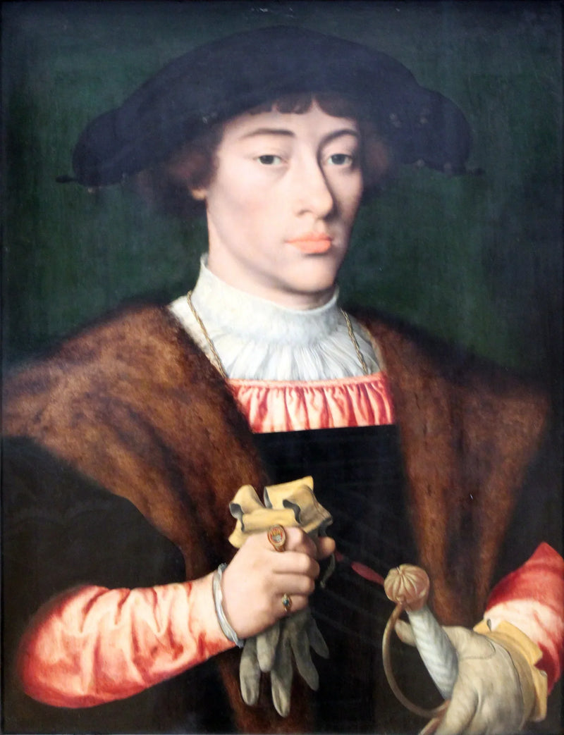Retrato de un joven - Joos van Cleve