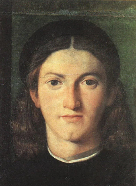retrato de un joven - Lorenzo Lotto